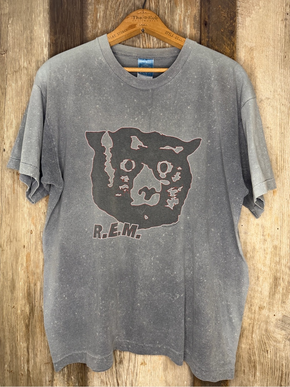 VTG ‘95 REM Monster World Tour Single Stitch Gray T-Shirt Large